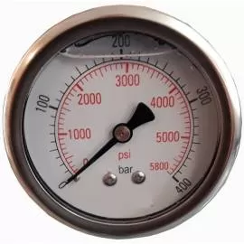 Манометр 4000 бар, G1/2" (диаметр 100 мм), Макс. рабочее давление: 4000 бар 